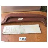 STREET SIGN, FENDER SKIRTS STREET SIGN, FENDER SKIRTS