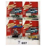 ASSORTMENT OF FOUR JOHNNY LIGHTNING