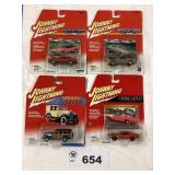 ASSORTMENT OF FOUR JOHNNY LIGHTNING