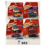 ASSORTMENT OF FOUR JOHNNY LIGHTNING