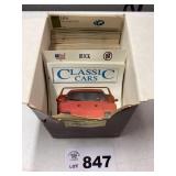 CLASSIC CARS COLLECTOR CARDS IN BOX