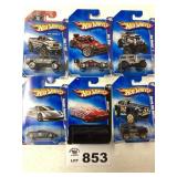 ASSORTMENT OF SIX HOT WHEELS CARS