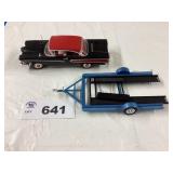 DIE CAST CAR AND TRAILER