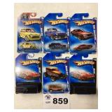 ASSORTMENT OF SIX HOT WHEELS CARS