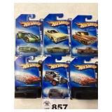 ASSORTMENT OF SIX HOT WHEELS CARS