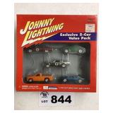JOHNNY LIGHTNING 5 CAR VALUE PACK