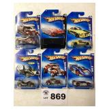 ASSORTMENT OF SIX HOT WHEELS CARS