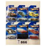 ASSORTMENT OF SIX HOT WHEELS CARS