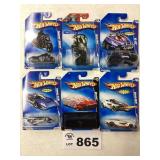 ASSORTMENT OF SIX HOT WHEELS CARS