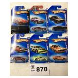 ASSORTMENT OF SIX HOT WHEELS CARS