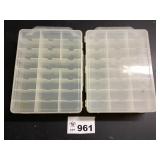 TWO PLASTIC TOTES HOLDS 48 CARS