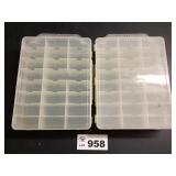 TWO PLASTIC TOTES HOLDS 48 CARS