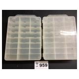 TWO PLASTIC TOTES HOLDS 48 CARS