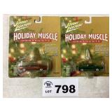JOHNNY LIGHTNING HOLIDAY MUSCLE ORNAMENTS