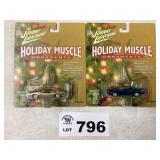 JOHNNY LIGHTNING HOLIDAY MUSCLE ORNAMENTS