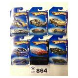 ASSORTMENT OF SIX HOT WHEELS CARS