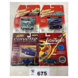 ASSORTMENT OF FOUR JOHNNY LIGHTNING