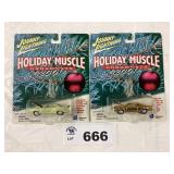 JOHNNY LIGHTNING 2001 HOLIDAY MUSCLE ORNAMENT