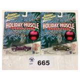 JOHNNY LIGHTNING 2001 HOLIDAY MUSCLE ORNAMENT
