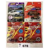 ASSORTMENT OF FOUR JOHNNY LIGHTNING