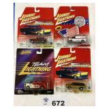 ASSORTMENT OF FOUR JOHNNY LIGHTNING