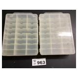 TWO PLASTIC TOTES HOLDS 48 CARS
