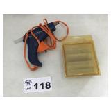 HOT GLUE GUN, STICKS HOT GLUE GUN, STICKS