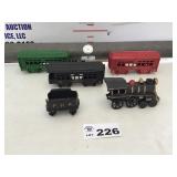 CAST IRON TRAIN SET CAST IRON TRAIN SET