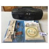 BOOM BOX, DRAFTING SUPPLIES