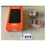 CASSETTE TAPES, RECORDER