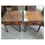 2 EARLY AMERICAN END TABLES