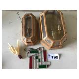 LIGHT SCONCES, STAINEDGLASS PC