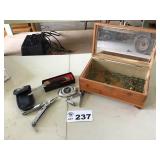 MULTI TOOL, BUCK KNIFE, STIHL BOX, BELT BUCKLE