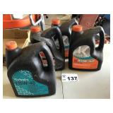 KUBOTA ENGINE OIL 3 full, 1 partial