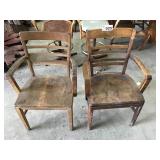 2 WOODEN CHAIRS