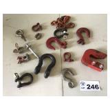 CLEVIS, HOOKS, PINS