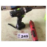 CORDLESS DRILL, SCREWDRIVER no chargers