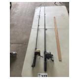 2 ZEBCO 404 RODS AND REELS