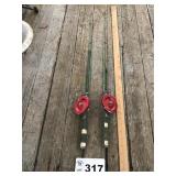 2 ICE FISHING POLES