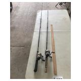 2 ZEBCO 33 RODS AND REELS