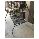CAMPSITE COOKING GRILL & UTENSILS