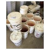 13 WINE BUCKETS & LIDS