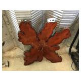 WOOD SLAB CLOCK