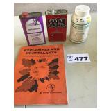 BLACK POWDER (written on containers quantity