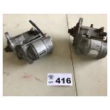 2 KUBOTA RTV 900 STARTERS,  REBUILT