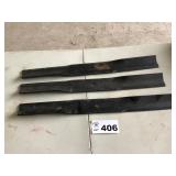 3 24 inch MOWER BLADES