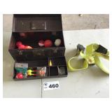 BOBBERS, LEAD WEIGHT BELT, TOOLBOX