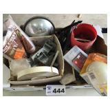 REFLECTING MIRROR, PAINTING ITEMS, HINGES, MISC