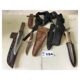 HOLSTERS, KNIVES, SHEATHS