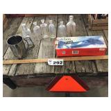 OLD BOTTLES, SLICER, SIFTER